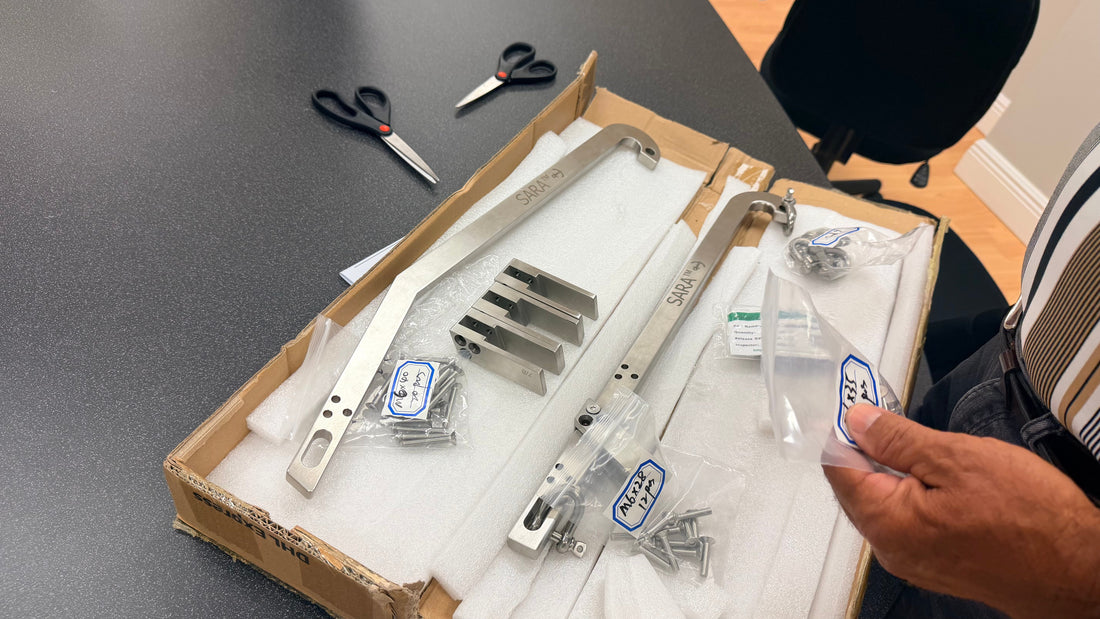 SARA prototype hardware, stuck anchor retrieval attachment